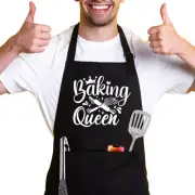 Baking QueenFunny Chef ApronFunny Aprons for Women with 2 Tool PocketsWaterpr...