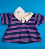 BUILD A BEAR Navy & Purple Polo Dress BNWT