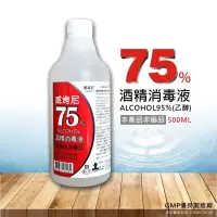 在飛比找松果購物優惠-威肯尼 75%酒精消毒液 500ml 合法藥商 現貨 酒精噴