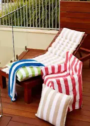RANS Stripy Alfresco Director Chair Covers - Stripe Design - 100% Cotton
