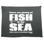 Dw There Are Plenty Of Fish In The Sea - Tea Towel cleaning cloth Dish Fishing