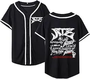 [OutofGas] Stray Kids Shirt New Album ATE Baseball Jersey Felix Hyunjin Bangchan LeeKnow Minho Jisung Support Tee for Women