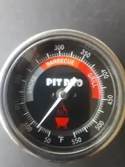 3" Dial BBQ Pit/Smoker/Grill Thermometer 2.5" Stem 50/550F Custom Black Dial