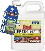 MulchWorx Red Mulch Color Concentrate - 2,800 Sq. Ft. - Deep Burgundy Red Mulch Dye Spray