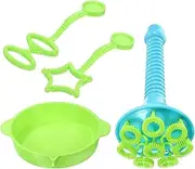 TOYANDONA Spike Bubble Blower Bubbles 1 Sets Bubble Set Trumpet Blowing Bubble Soap Tool Bubble Blower Funny Bubble Machine for Kids Outdoor Game (Without Bubble Water)