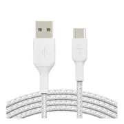 Belkin USB-A to USB-C Cable for Samsung Google Nintendo Switch White - 2m