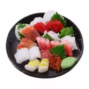 Magnet from a food sample shop (large sashimi platter) Food sample From Japan