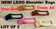 New LEGO Purse Lot Shoulder Bag Man Sack Messenger Crossbody Delivery Case