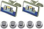 [Select Gifts] Shirt Dress Studs Orlando City USA Flag Cufflinks