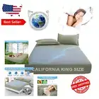 California King Organic Cotton Grounding Fitted Sheet for Better Sleep - Avoc...