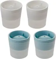 New Like-it ice ball maker, set of 4 two light blue two white STK-06L 4P Japan