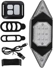 Rear Light for, Waterproof Tail Light, USB Fast Charging, Smart Remote Control, Rechargeable Flashlight, 4.8x1.57in, Night Visibility Enhancer, Safe Riding Accessory