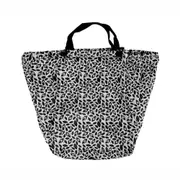 Annabel Trends Shopping/Grocery Trolley Bag 38x68cm Reusable Tote Leaf Black