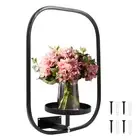Metal Frame Planting Decor Sturdy Space Saving Window Herb Wall Shelf Rack Kit~