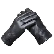 1 Pair Winter Gloves Plush Windproof Heat Retention Riding Gloves Soft