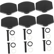 SWOOMEY 6 Sets Guitar Tuning Caps Decorative and Durable String Handles for Acoustic and Electric Instruments Replacement for Worn Pegs present for Guitar Enthusiasts