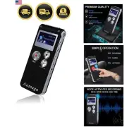 Voice Recorder 64GB Mini Digital Voice Recorder MP3 Player USB Compatible