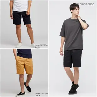 Uniqlo Easy Strech 男士卡其色短褲 Surplus