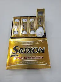 在飛比找Yahoo!奇摩拍賣優惠-全新品SRIXON TRISPEED高爾夫球 一盒共12顆 