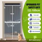 Retractable Safety Gate Pet Dog Cat Fence Enclosure Extra Tall 190 to 250cm