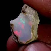 Ethiopian Opal Welo Fire Rough CRYSTAL 11.10 Cts AAA+ Cutting Jewelry USA DEALER