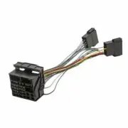 Audi RCD500 Retro Fit Adaptor Wiring Harness Lead ISO to Quadlock