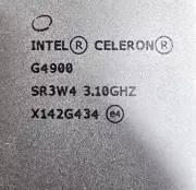 (1) Intel Celeron G4900 Processor 3.10GHz Dual-Core SR3W4 Socket LGA 1151 CPU