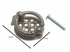 Kitchen Cupboard Door Handle Lattice Knob & Back Plate Antique 35mm + Screws