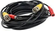 MERRYHAPY 10M Video Dc Power Supply Cable for CCTV Systems Professional Grade Extension Cord Black Suitable for Residential Commercial Use