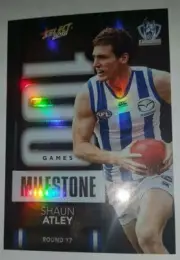 2016 AFL SELECT FOOTY MILESTONE 100 GAMES NORTH MELBOURNE SAM WRIGHT MG56