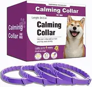 Calming Collar for Dogs 4 Packs Dog Pheromone Calming Collars Relief Anxiety Stress Separation Separation Anxiety Lasts 60 Days, Stress & Noise Phobia | Long-Lasting Anxiety Relief for Dogs