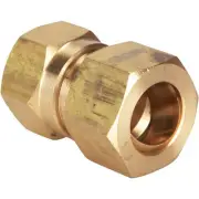 Do it 1/2 In. x 3/8 In. Brass Union Compression Adapter LFA217 SIM Supply, Inc.