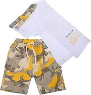 [DEARMAMY] Boys Suit Sweatshitt Boy Clothes Pants Clothes for Boys Sweatshirt Braces Shorts for Boys Kit Boy Clothes Polyester (polyester)
