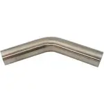 Aeroflow 304 S/S Bend 45 Deg 2-1/8" O.D1.5mm (.059") 150mm / 6" Leg - AF9502-2012