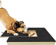 PEJOYT Dog Paw Nail Scratch Pad - Pet Nail File Board Trimming Scratcher Trimmer Box Emery Sandpaper Filing Scratchboard Polish Pads Anxiety Free for Sensitive Dogs (Nail Filing Board)