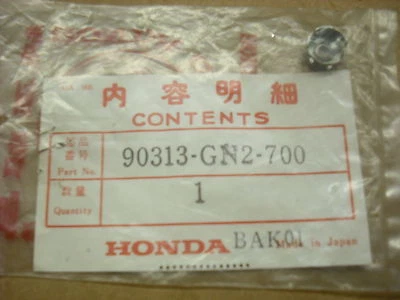 1986-87 NOS OEM New Honda NB 50 body cover top nut 4mm 90313-GN2-700