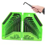 SWANLAKE 32PCS Hex Key Set, Allen Wrench Set Inch/Metric MM(0.7mm-10mm)