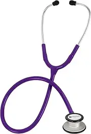 Prestige Medical Clinical Plus Dynamic Range Stethoscope with Two Piece Box Packaging, Purple