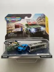 Micro Machines #0110 Micro City Bus Chrome Rare Chase Silver Htf Long Sold Out