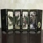 Suitable Useful Screen Divider Folding Ornament Partition Peacock Room