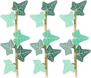 1Pc/3Pcs Ivy Fridge Magnet, Plant Magnets for Fridge with Articulating Stems Artificial Ivy Vines Refrigerator Magnets Decorative Plant Magnets Climbing Fridge Ivy Magnet for Fridge (Green 3pcs)