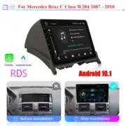 For 07-10 Mercedes C Class W204 S204 Carplay Android10.1 Head Unit Stereo GPS FM