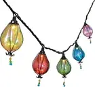 Multicolor Fairy String Lights with 10 Bulbs Connectable Waterproof Decorative