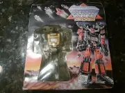 Vintage Gold GoBot Transformer Space Fighter Robot Clock Original Box