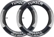 YunSCM 2 Pcs,20x4.0 Tubes,20x4.0/4.5 Heavy Duty Self Sealing Tube,Schrader Valve 32mm,20x4.0-4.5 Automatically Repair Inner Tube Replacement for Schrader Valve 20 inch MTB Bike,Fat Bike