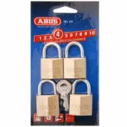 ABUS Padlocks-x 4 KEYED ALIKE Abus Padlock Free Postage-6530QUADSC