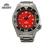 ORIENT 東方錶 GAS- DIVING系列 300M專業潛水機械錶 鋼帶款 紅色 SEL02003H- 45.7MM