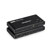 Simplecom Km470 2 Port Usb C Kvm Switch 8K Docking Station Hdmi