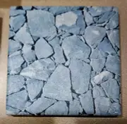 Custom Ceramic Coaster Set of 4 With Holder & Silicone Pads UV Printed C001