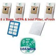 Wertheim Service Kit 8(pk)bags Hepa Filter motor Filter Deodoriser 5030-6035